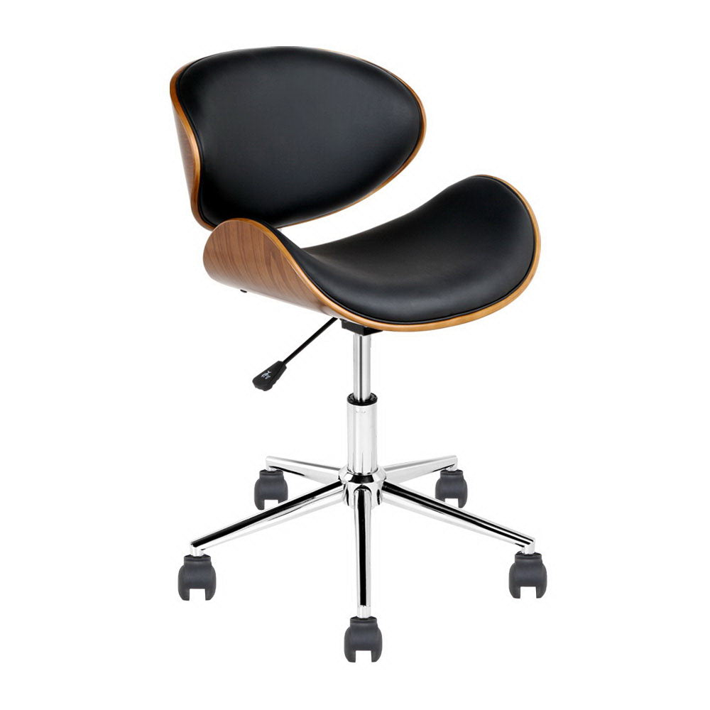 Artiss Leather Office Chair Black